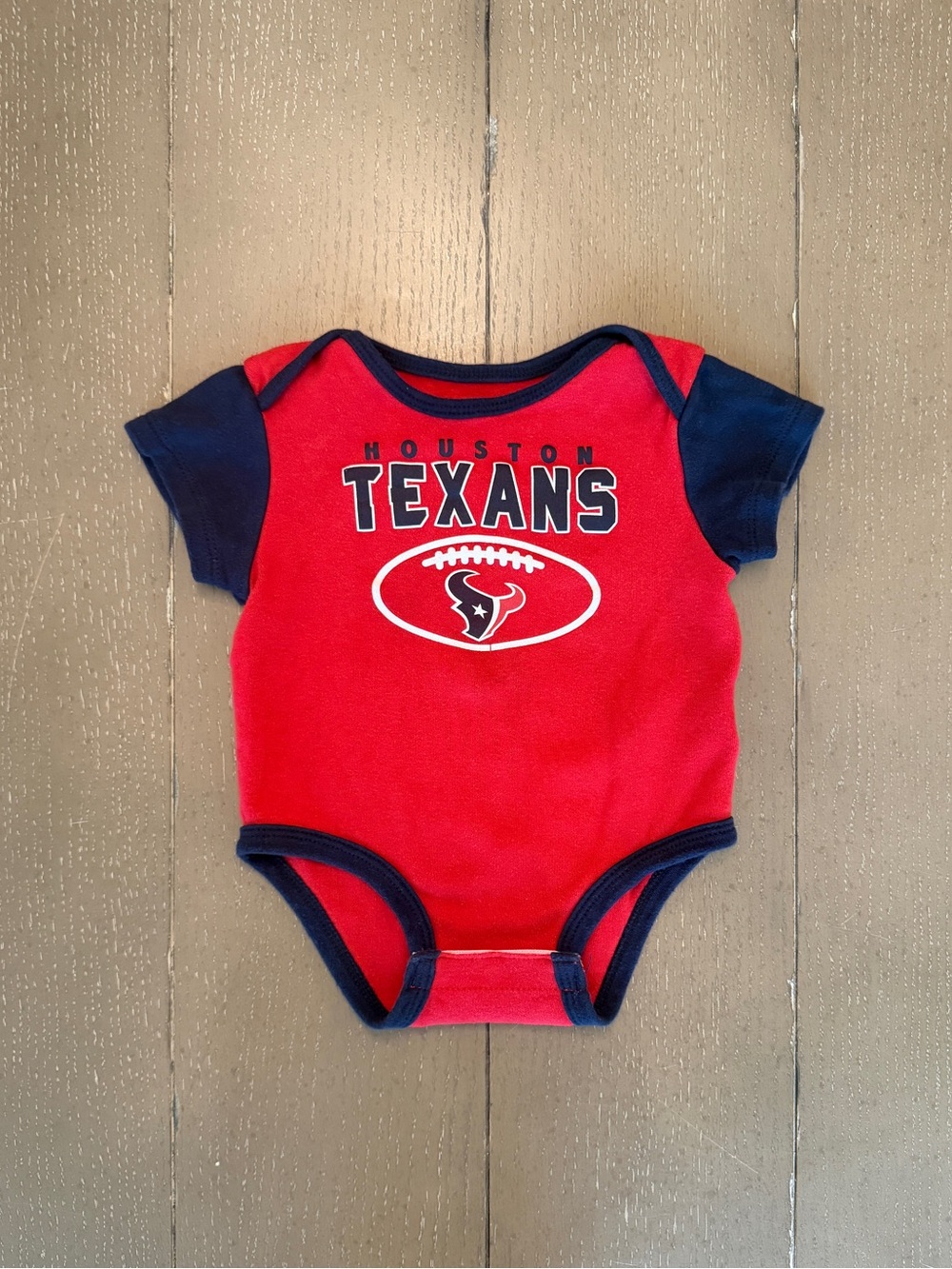 NFL Team Apparel Baby Houston Texans Football Onesie/Bodysuit • Size 18M